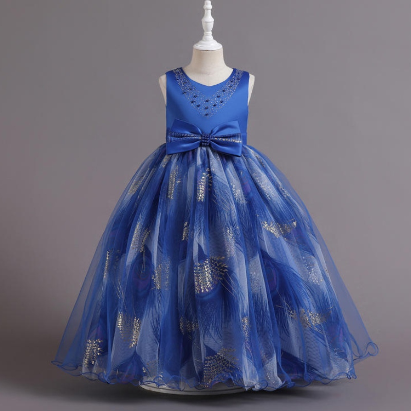 Kinder Kindermädchen Blume Prinzessin Party Tutu Kleid Kinder Hochzeit Spitzen Weihnachtskleid Vestidos Kleidung
