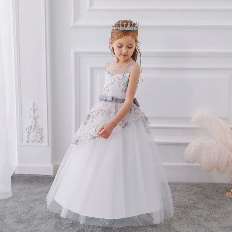 Hochwertiges langes Kleid für Geburtstag Prinzessin Ballkleid Mode Girl 's Kleid LP-250