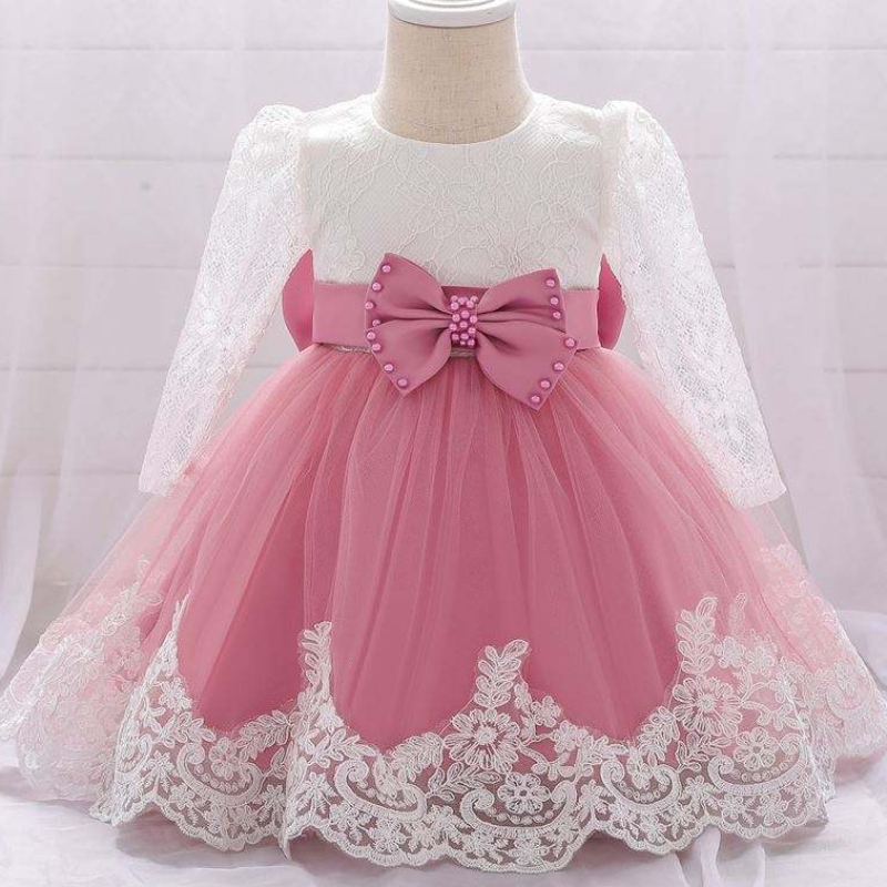 Baige Little Girl Kleidung Neugeborene Baby Hochzeitsfeier Brautjungfernkleid für Baby Girl L1940XZ