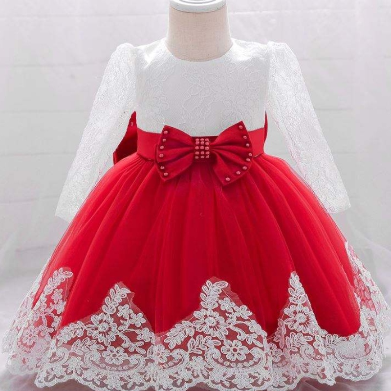 Baige Little Girl Kleidung Neugeborene Baby Hochzeitsfeier Brautjungfernkleid für Baby Girl L1940XZ