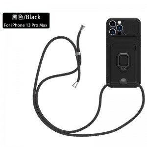 Dasneue Produkt ist für Apple iPhone14pro Max-Schutzabdeckung geeignet, Push-Fenster-Aufhängungsseil Anti-Kollision-Mobiltelefonschutzabdeckung