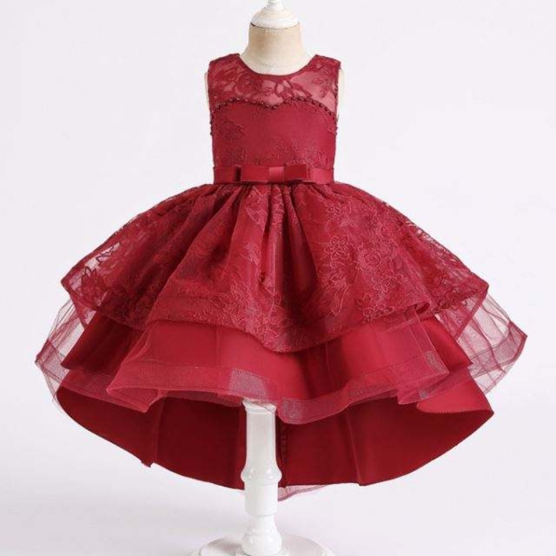 Neue Design Party Kleid für Baby Kinder Kleidung Mädchen Perlenkleid Mädchen Abendkleider 2158