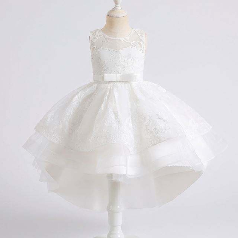 Neue Design Party Kleid für Baby Kinder Kleidung Mädchen Perlenkleid Mädchen Abendkleider 2158