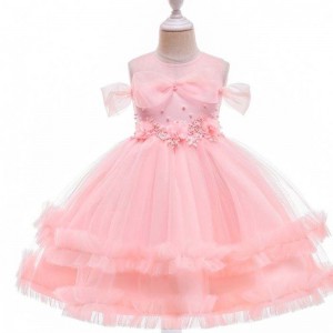 Baigeneue Baby Kinder Kleidung Schöne Blumenmädchen formelle Hochzeits Geburtstagsfeier Kleid