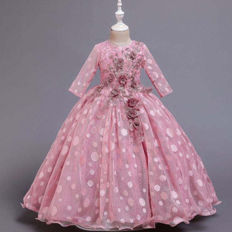 Baigeneue Modes Kinder Kleidung Babykleid Girls Geburtstagskleid Pailletten Spitzenkleid für Baby Girls x209