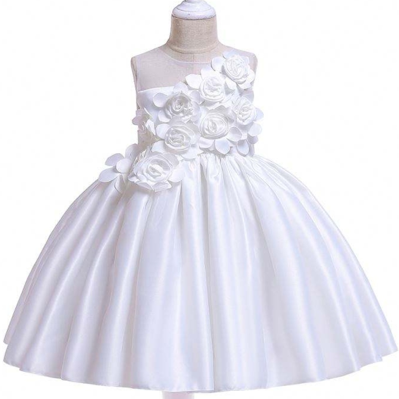 Großhandel Hochzeitskugelkleid Prinzessin Baby Blumenmädchen Mode Geburtstagsfeier L5068