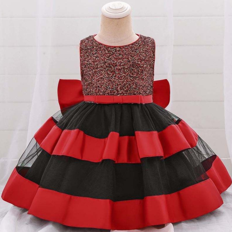 Hochwertige Kinderkleidungsstücke Kinder Kleiddesign Kostüme Baby Girl Taufkleid L1919XZ