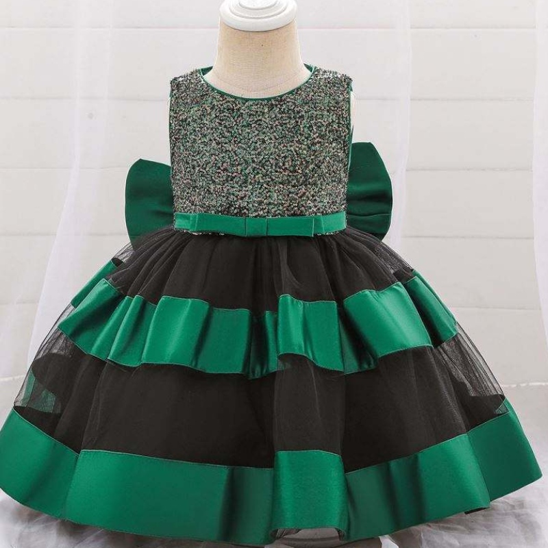 Hochwertige Kinderkleidungsstücke Kinder Kleiddesign Kostüme Baby Girl Taufkleid L1919XZ