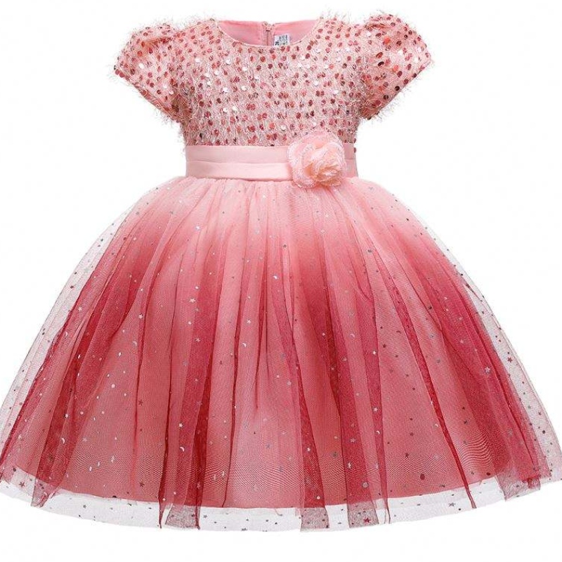 Baigeneue Design Girls Kuchen Kleid elegante Abend formelle Baby Blumenmädchen Kleider L5160