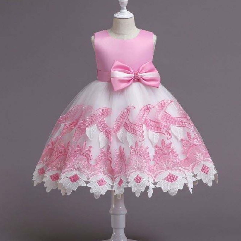Baige Smocked Children Kleidung Kids Kids Kleid Designs Party tragen Kleid Neugeborene Baby Kleidung Mädchen