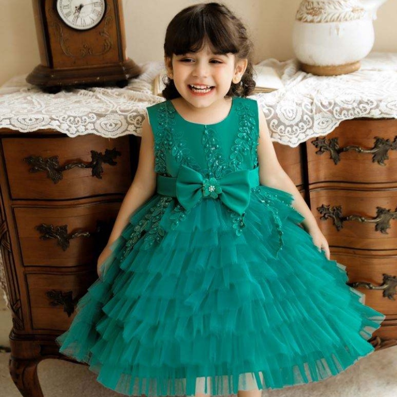 Baige Großhandel High-End-Performance Babykleid Kind Kleidung Mode Baby Kinder tragen 0-5 Jahre Mädchen Kleid
