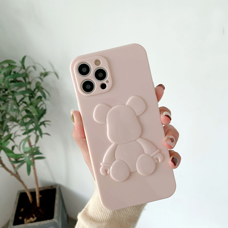 Dasneue Produkt eignet sich für Apple iPhone13pro Lederbär mit Mobilfunkkoffer mit einem Lens-Upgrade vollen Schutz vor Kratzern, Anti-Kollisionsschutzschutzabdeckung