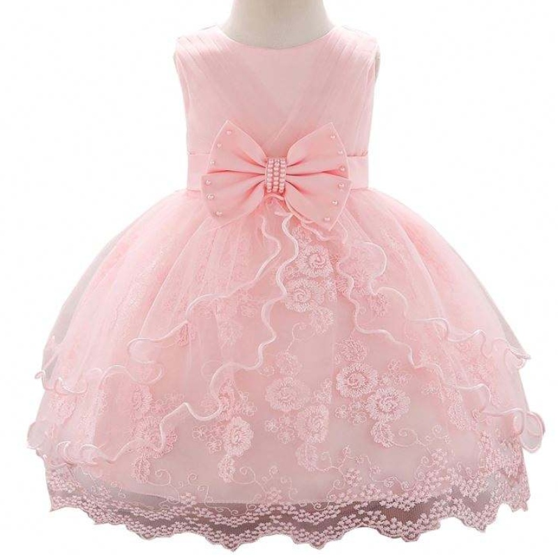 Neugeborene Baby Kleidung Brautjungfer Kinder schick billiges Blumenmädchen Little Engelskleider für Geburtstagsfeier L1869XZ