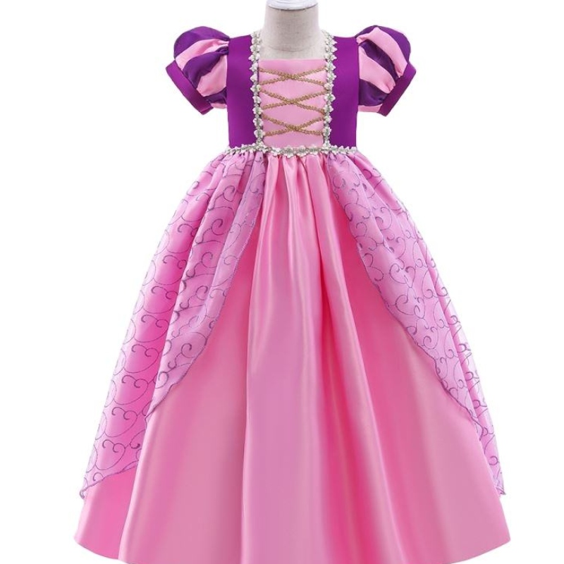 Baigeneue Kinder Halloween Kostüme Mädchen lila Rapunzel Sofia Schnee Königin Cosplay Prinzessin Kleid