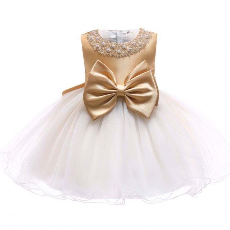 Großhandel Hochzeitsveranstaltung Kleidergeburtstags Zeremonie Mädchen Party Kleid Kinder Neugeborene Kostüm für Baby L8548