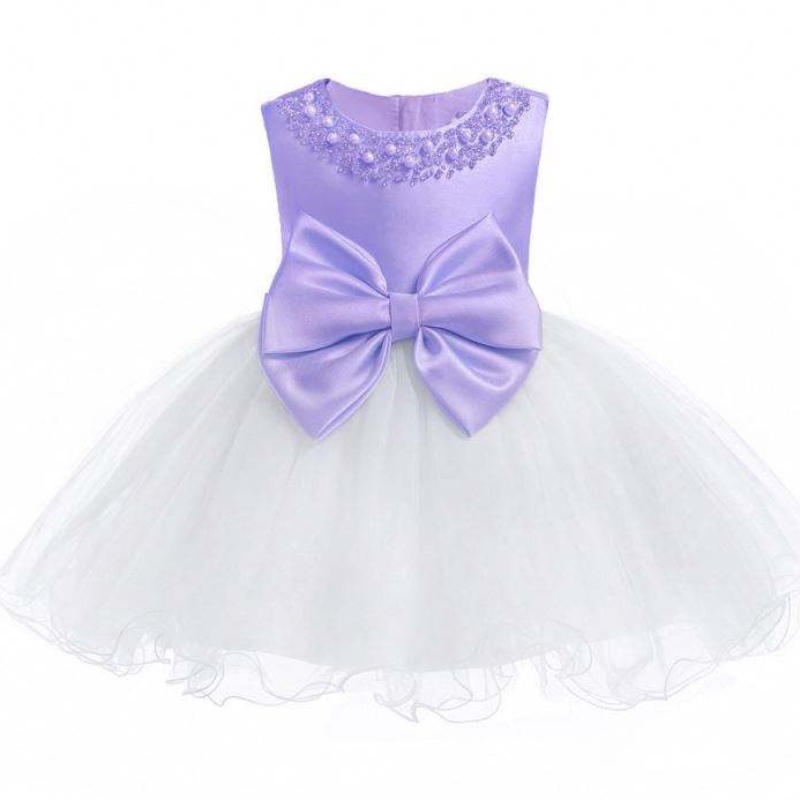 Großhandel Hochzeitsveranstaltung Kleidergeburtstags Zeremonie Mädchen Party Kleid Kinder Neugeborene Kostüm für Baby L8548