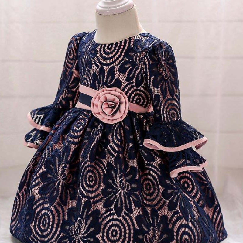 Baige Neueste Kinder Kleid Designs Mädchen Party Kinder Kinder Neugeborene Kleidung L1858XZ