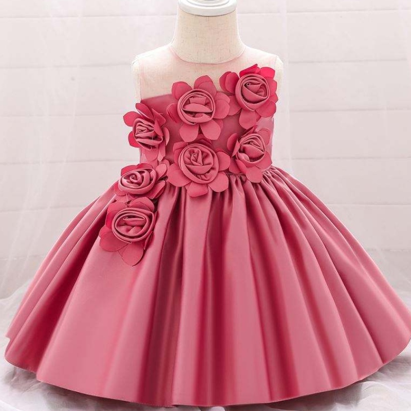 2020 0-2yars alte Kinder Kleidungsdesigns Mädchen Partykleider für Mädchen L5068XZ
