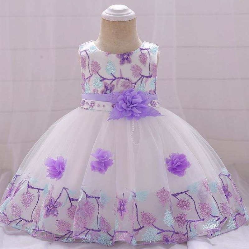 0-2yars Blume Fancy Säugling Baby Kleidung Kinder Neugeborene Kleidungsstücke Kinder Kleider L5045XZ
