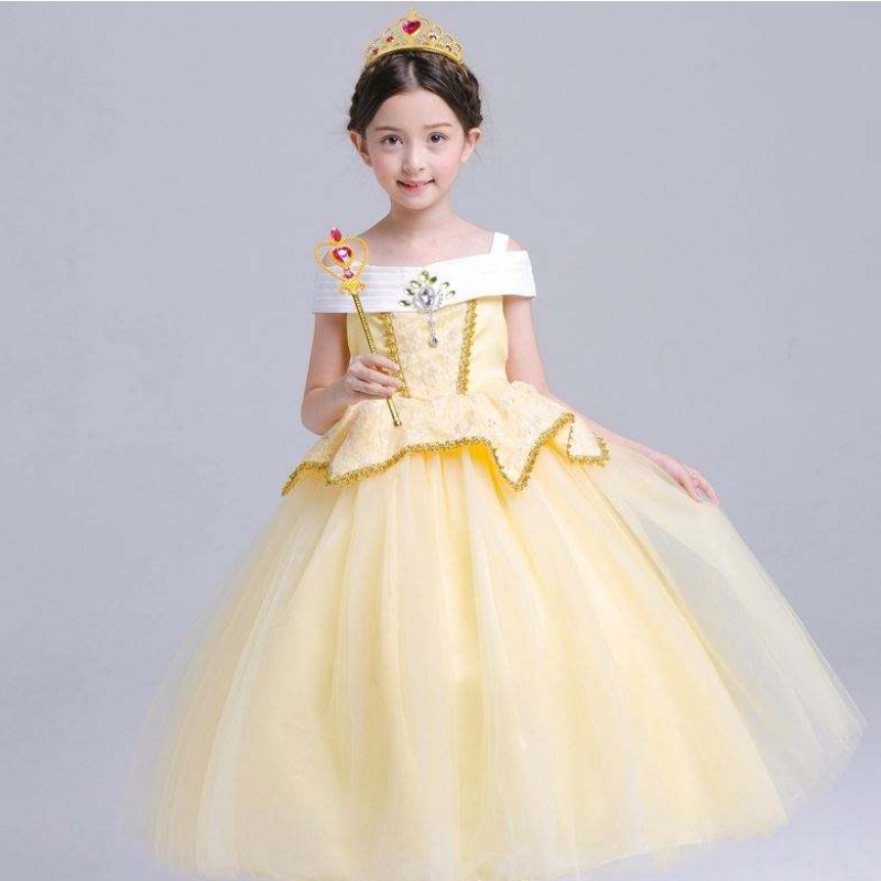 Dasneue Eis und die Schnee Schönheit und die BEAST Belle Prinzessin Kleid Aello Dornröschen Rock SMR022