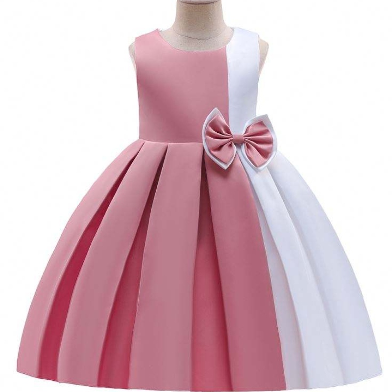 Baige Großhandel Petty Girl Kleid Girls Pink Summer ärmellose Kinder Kleider 3-10 Jahre alt