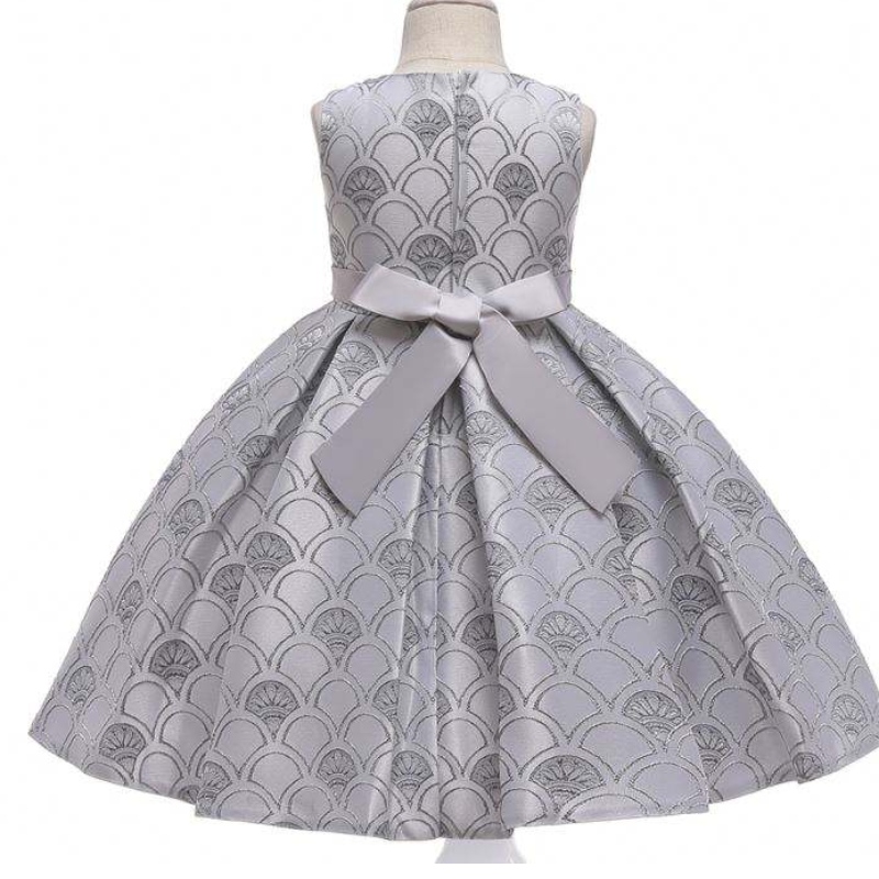 Baige Sommer Neues Design Schönheit Lace Kinder Kleid ärmellose lässige Mädchen Babykleider Babykleider