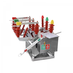 Zw8-12 (F) Außen-Wechselstrom-Hochspannung 3-Phasen-Stangen-Vakuum-Leistungsschalter