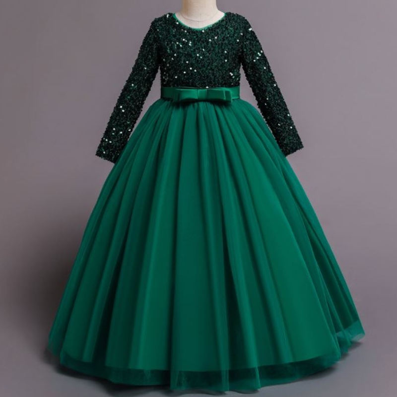 Baigeneues Design Hochzeitskleid Girl Party Prinzessin Kleid Kinder Geburtstag Abend Party Kleid