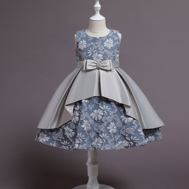 Baige Top Sale Girl Prinzessin Partykleid 3-12 Jahre alte Baby Taufe Kleid Design SD002