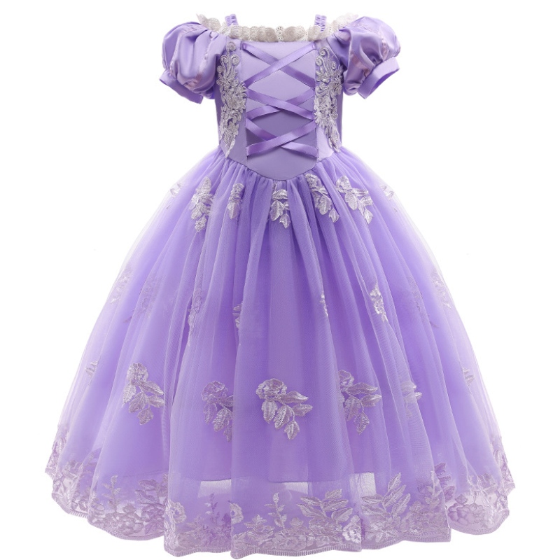Feengeschichte Prinzessin Kleid für Kinder lila Lace Girls Kleider Kleider Kostüm Kinder Geburtstagskleider für Kinder
