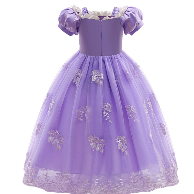 Feengeschichte Prinzessin Kleid für Kinder lila Lace Girls Kleider Kleider Kostüm Kinder Geburtstagskleider für Kinder