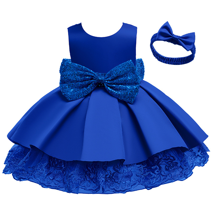 Heißer Verkauf vielschichtiger Baby-Mädchen Geburtstagskleider Baumwolle Mädchen Prinzessin Partykleider für 0-8 Y Girls Tutu Kleid für Party