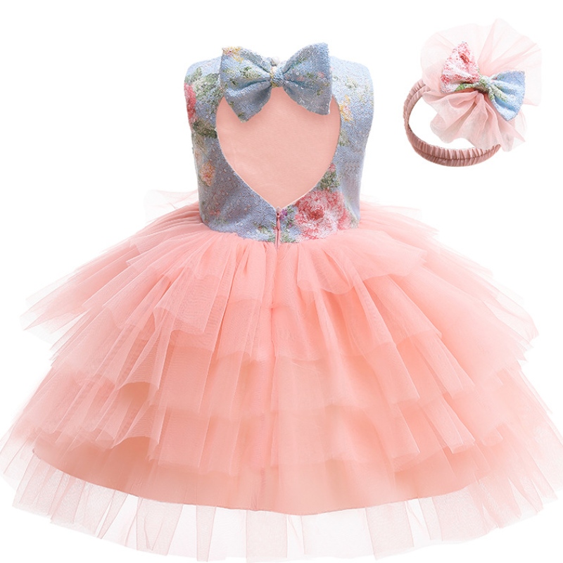 Sommer Baby Girl süßes Stil Kleidung Spitze Blume Party Geburtstagskleid Tutu Rock Fashion Party Baby Mädchen Kleid