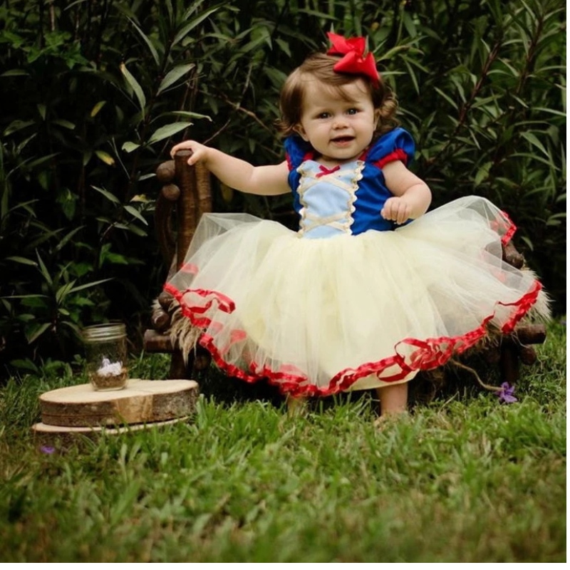 Kleinkind Baby 1. Geburtstagsfeier Kleid Carnival Cosplay Kinder Prinzessin Kostüm