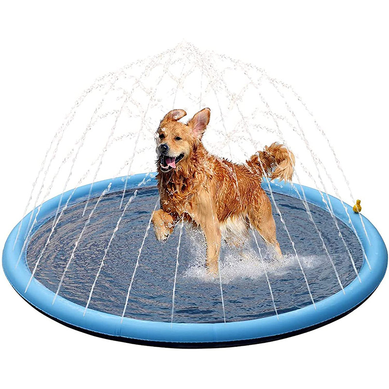 Aufblasbar 170 cm Hundespritzer Sprinklerpolster im Freien