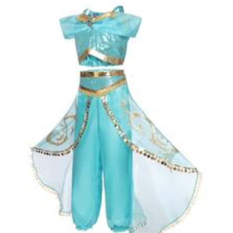 Prinzessin Kostüm Halloween Kinder Mädchen Kleid Cosplay Kostüme Kleider für Mädchen Rollen Kostüm 4 bis 10 Jahre