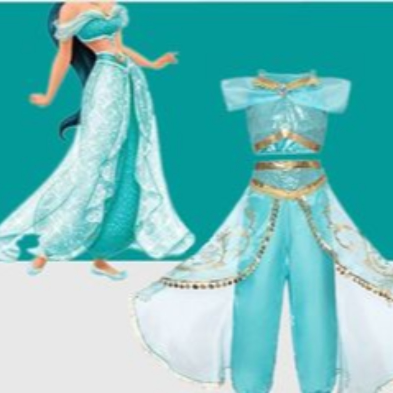 Prinzessin Kostüm Halloween Kinder Mädchen Kleid Cosplay Kostüme Kleider für Mädchen Rollen Kostüm 4 bis 10 Jahre