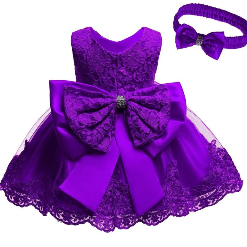 Neues Baby Vollmondkleid Baby Girls Kleider Netzgarn -Druck Babykleid Rock