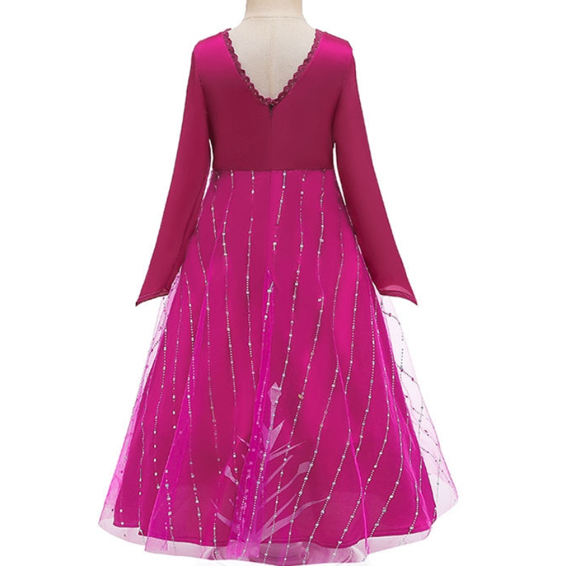 Ansoo Online Halloween Anna Elsa Kostüm für Kinderkleider Kostüme Mädchen Prinzessin Kostüm für 2-13 Jahre Mädchen