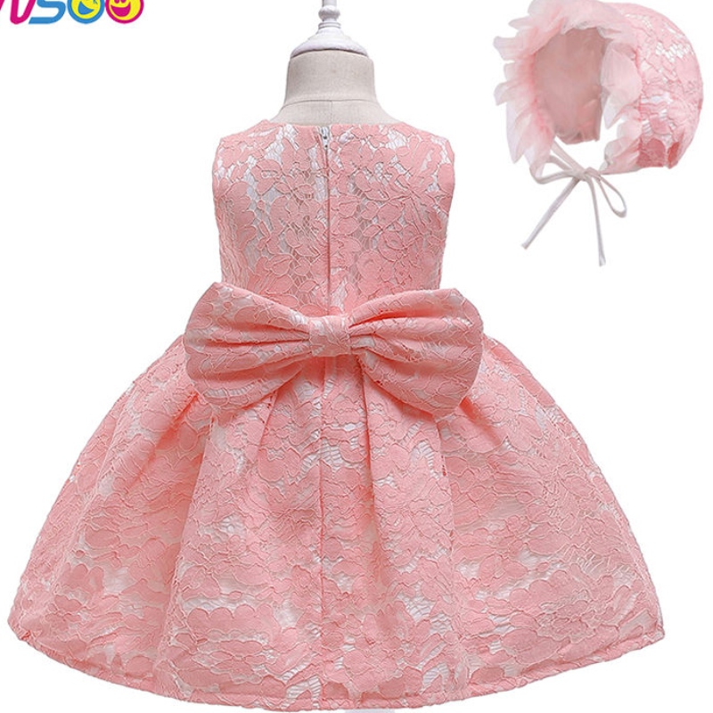 Ansoo Girl Hochzeitskleid für Kinder schöne Geburtstagsfeier Sommer Tutu rosa Kleider für Mädchen 2-12 Jahre alte ärmellose