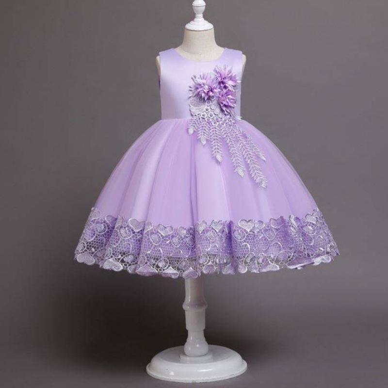 Baige Baby Kleidung Pakistanische Mädchen Kleid Blumenmädchen Kinder Partykleid Party Kleid