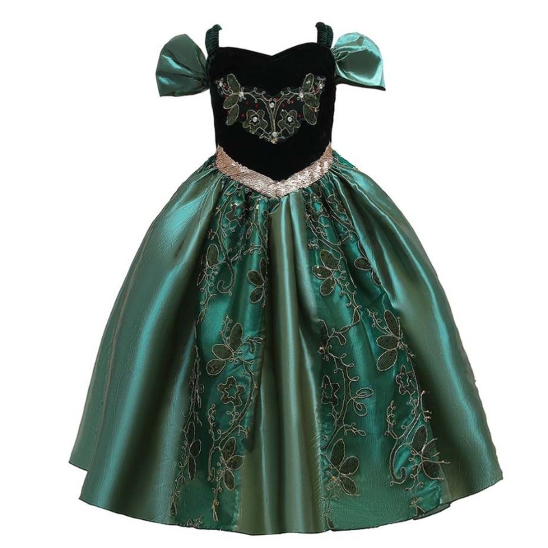 Baige 3-8 Jahre alte Baby Mädchen Blumenkleid Kinder Fancy Clothes Kinder Party Kleid