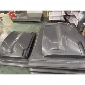 Fahrerloser Auto -Plastikschale.