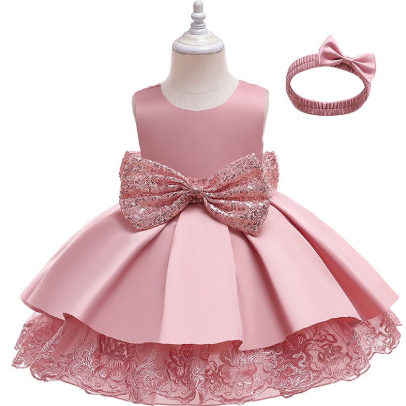 Säuglingskleid 24 Monate alter Geburtstag Vestidosde Noiva Prinzessin Robe Prinzessinnen Blume Mädchen Brautkleider 2-12 für Kinder