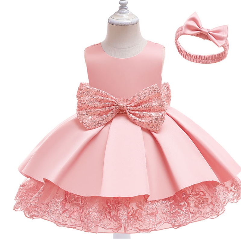 Säuglingskleid 24 Monate alter Geburtstag Vestidosde Noiva Prinzessin Robe Prinzessinnen Blume Mädchen Brautkleider 2-12 für Kinder
