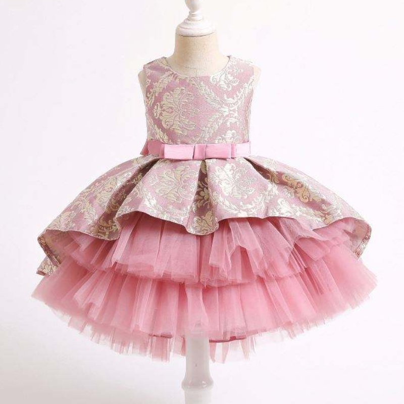 Baige Kids Taufe Kleider Kleidungsstarke erste Kommunion Baby Girls Party Kleider Kinder Kleidungsdesigns