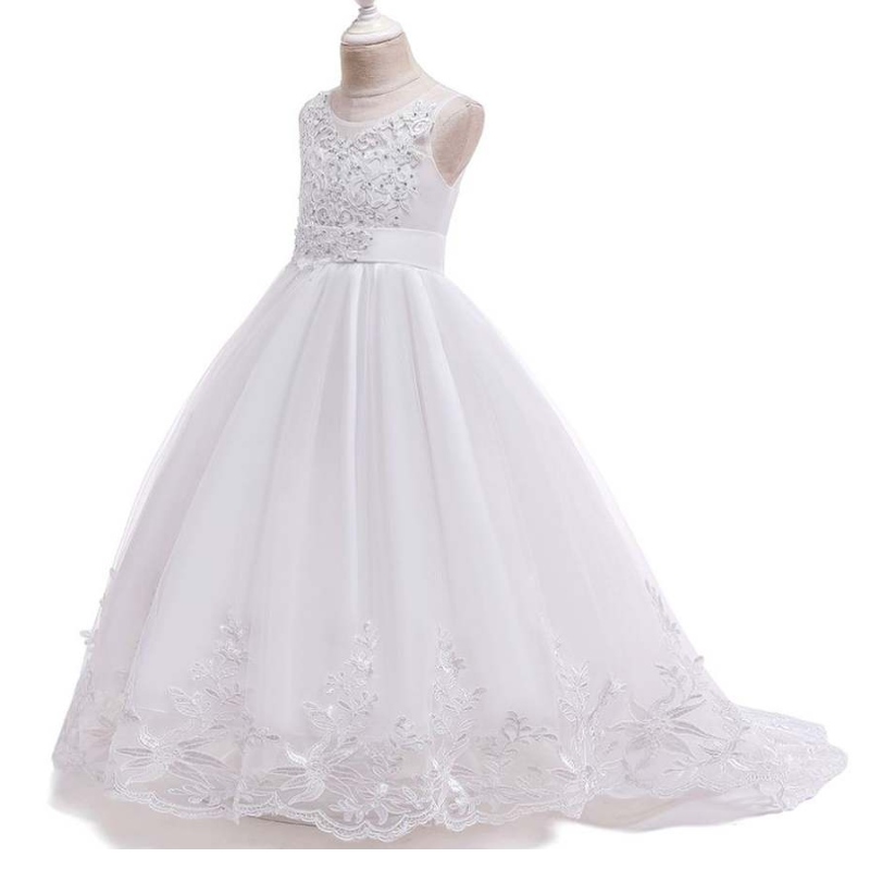 Baigenew Design Premium Blumenmädchen Kleider Muster Baby Girls Hochzeitsfeier für Kinder
