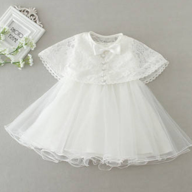 Sommerneues Mädchen Baby Hochzeitskleid Bunt hundert Tage Wein Vollmond Neugeborene Prinzessin