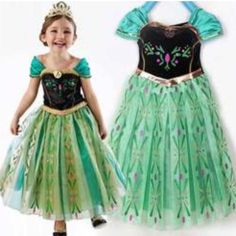 Baige TV&movie Elsa Anna Girl Party Performance Kleider Halloween Cosplay -Kleider Kostüme