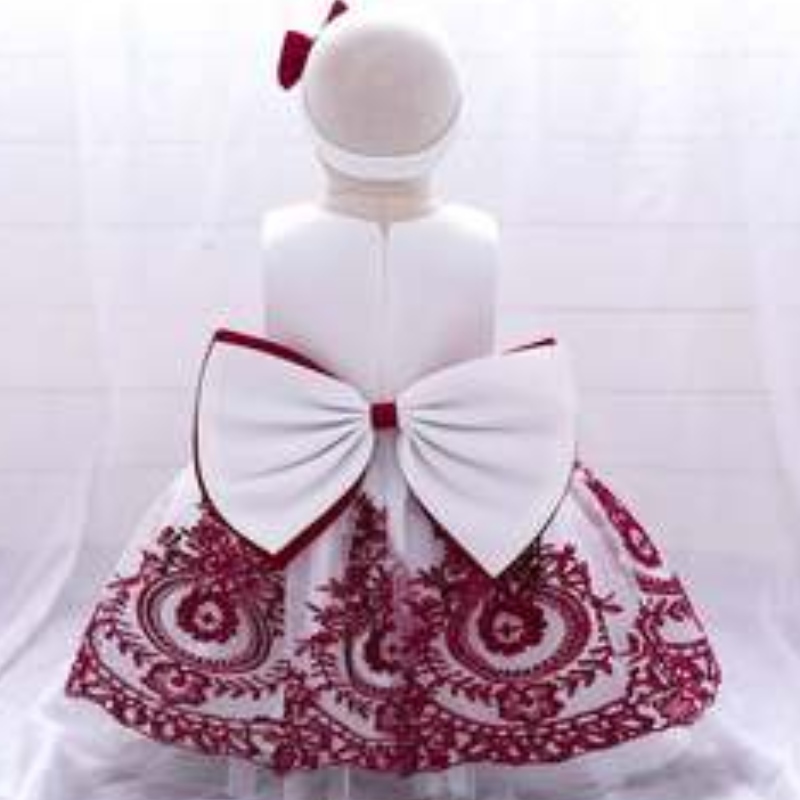 Baigeneuestes Design Schönes Mädchen Blume Baby Mädchen Kinder Party Western Kinder Hochzeitskleid
